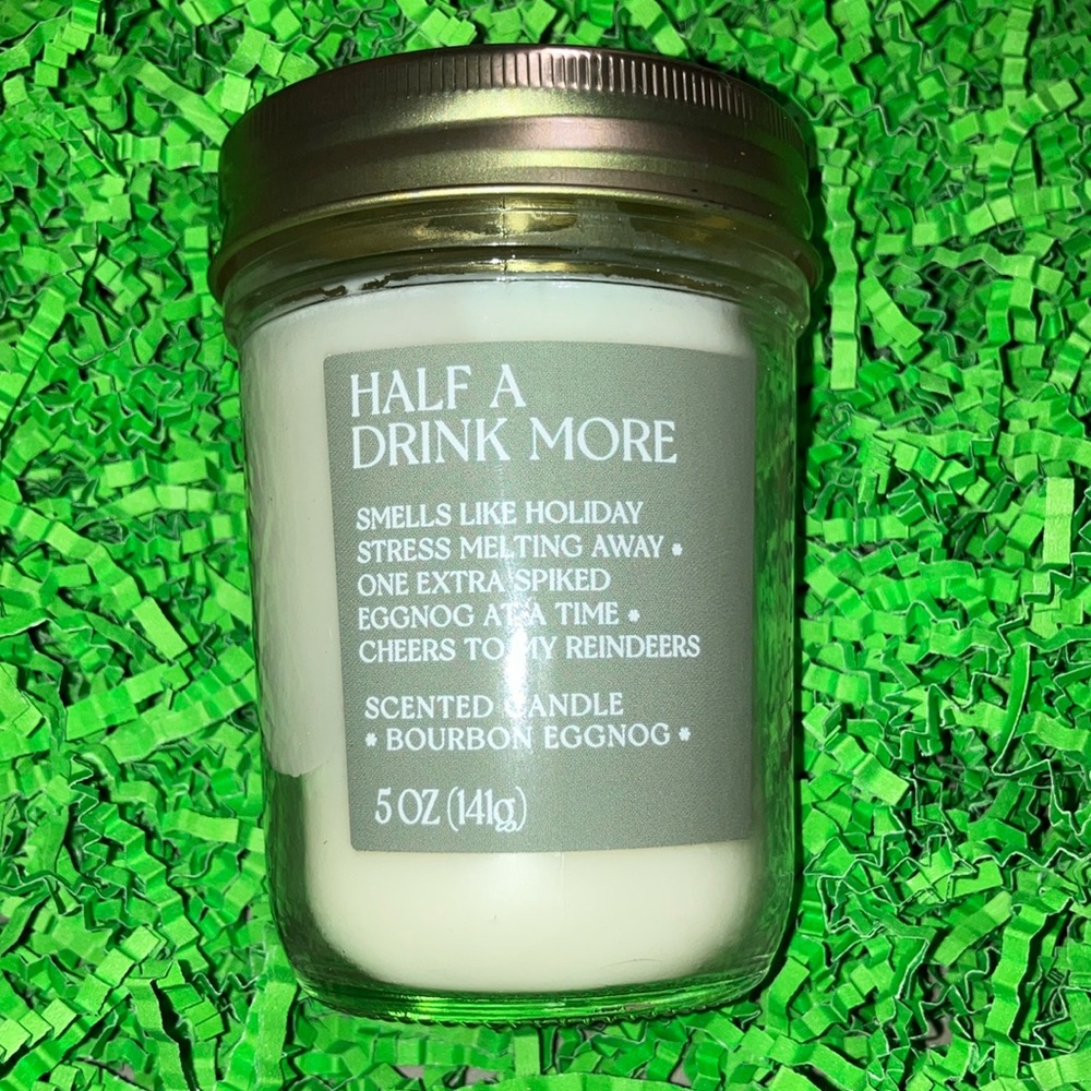 Bourbon Eggnog Scented Candle